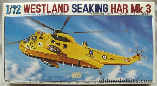 Fujimi 1/72 Westland Seaking HAR Mk3 - Royal Navy or Royal Air Force, 7A31 plastic model kit
